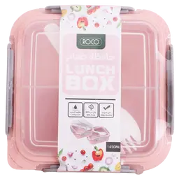 Roco Lunch  Box Squar 1450Ml Pink