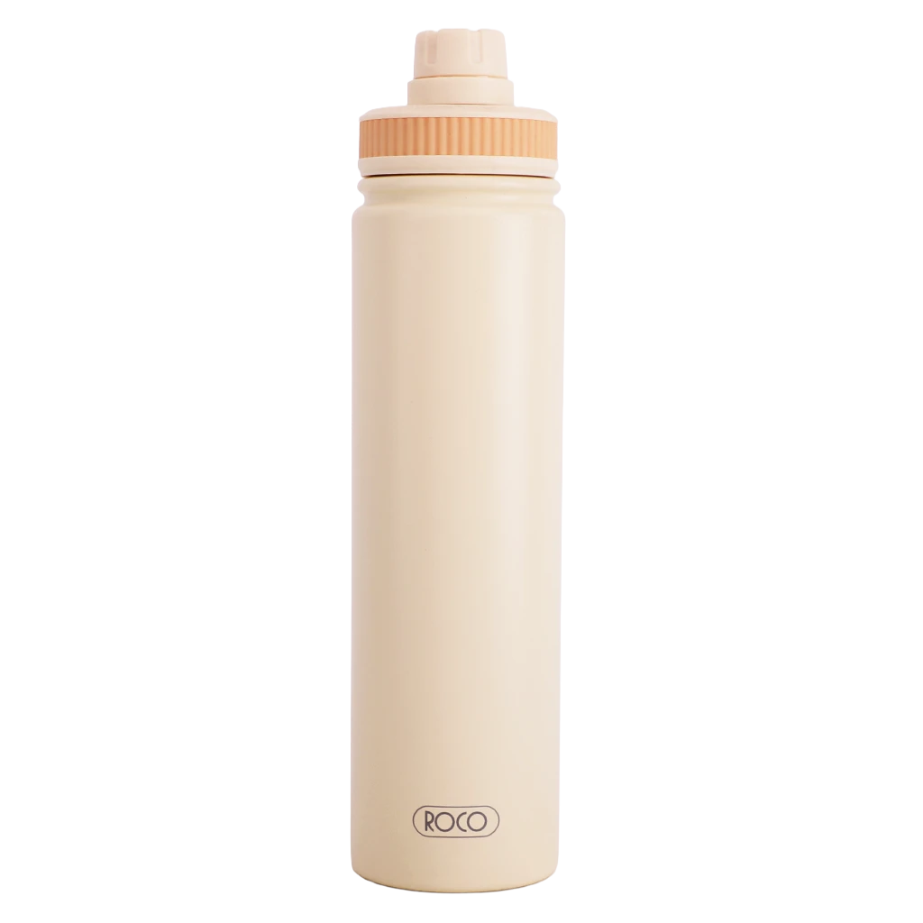 Roco Water Bottle Stainless Steel 750 ml Beige