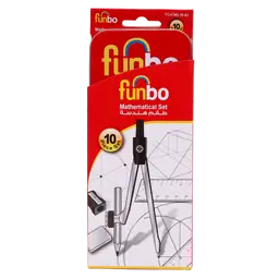 Funbo  Maths Set in a Metal pack 10 pcs