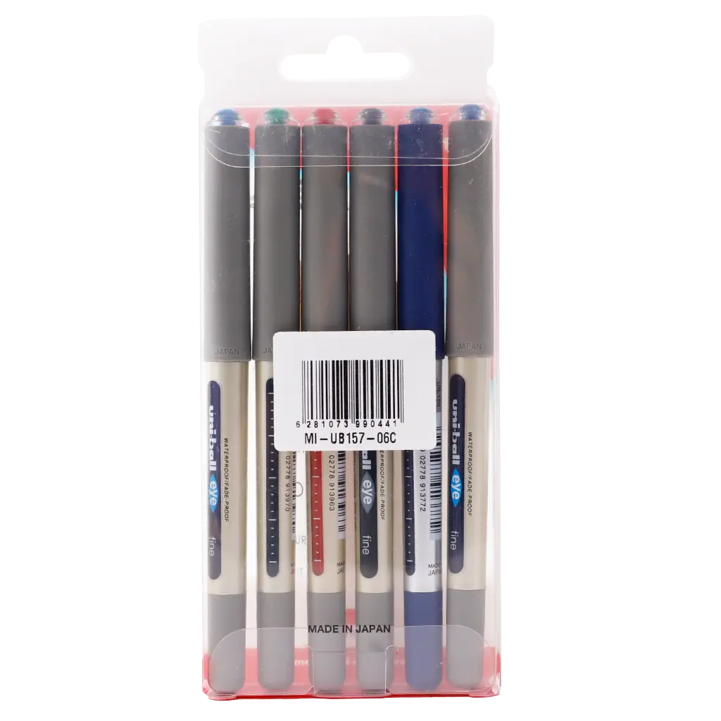 Uni-Ball Pen 0.7 Set Of 6 Color - view 2