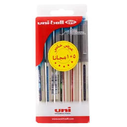يوني-بول اقلام حبر سائل0.7 مم 6 الوان