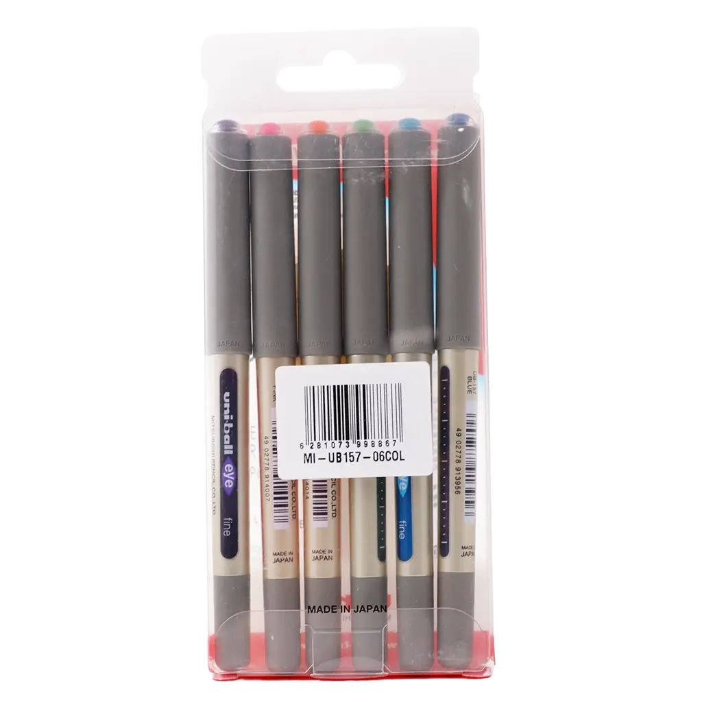 Uni-Ball Pen 0.7 Set Of 6 Color - view 2