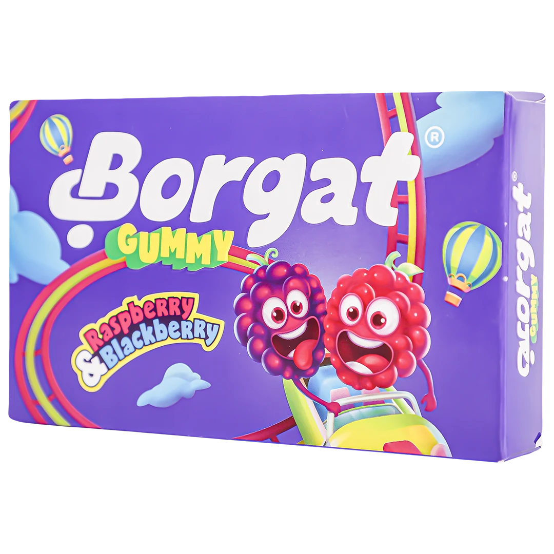 Borgat Gummy Raspberry & Blackberry 80 gm