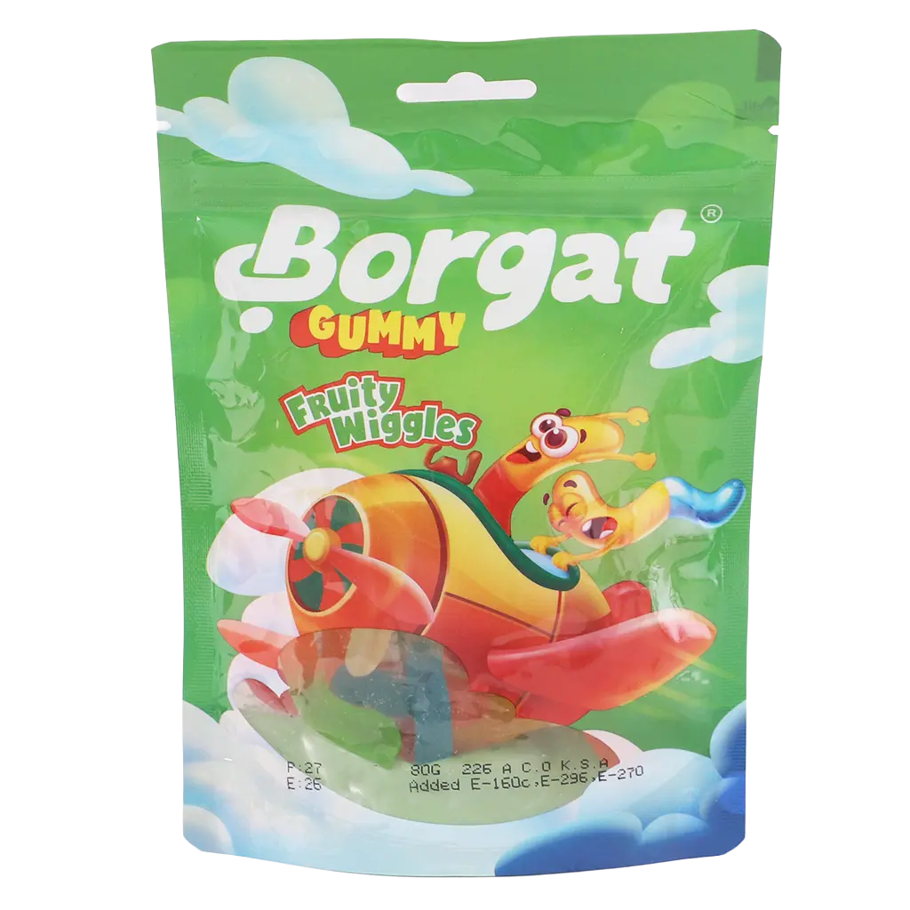 Borgat Fruit Flavored Gummy Worms 80 gm - view 2