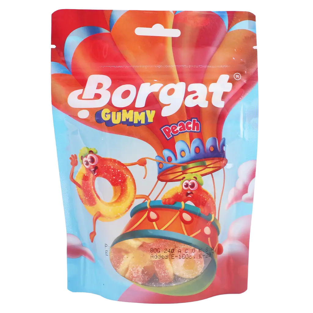Borgat Peach Jelly Candy 80 gm - view 2