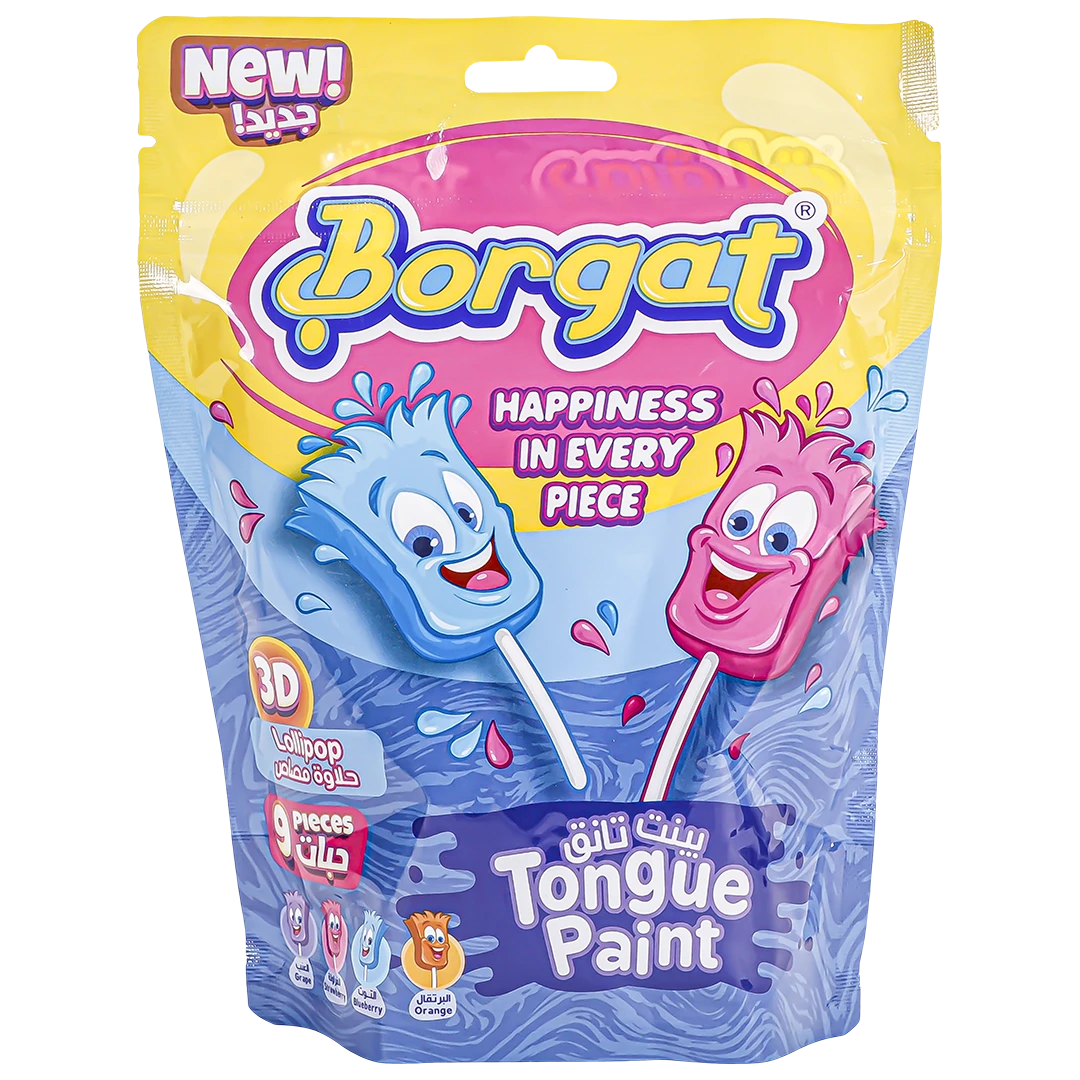 Borgat 3D Lollies Brushes Bag 9 Pcs 162  gm
