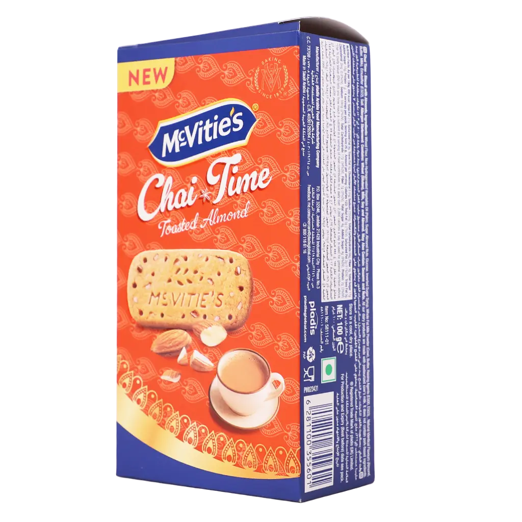 Mcvities Biscuits Chai Time Almond 100 gm  - view 1