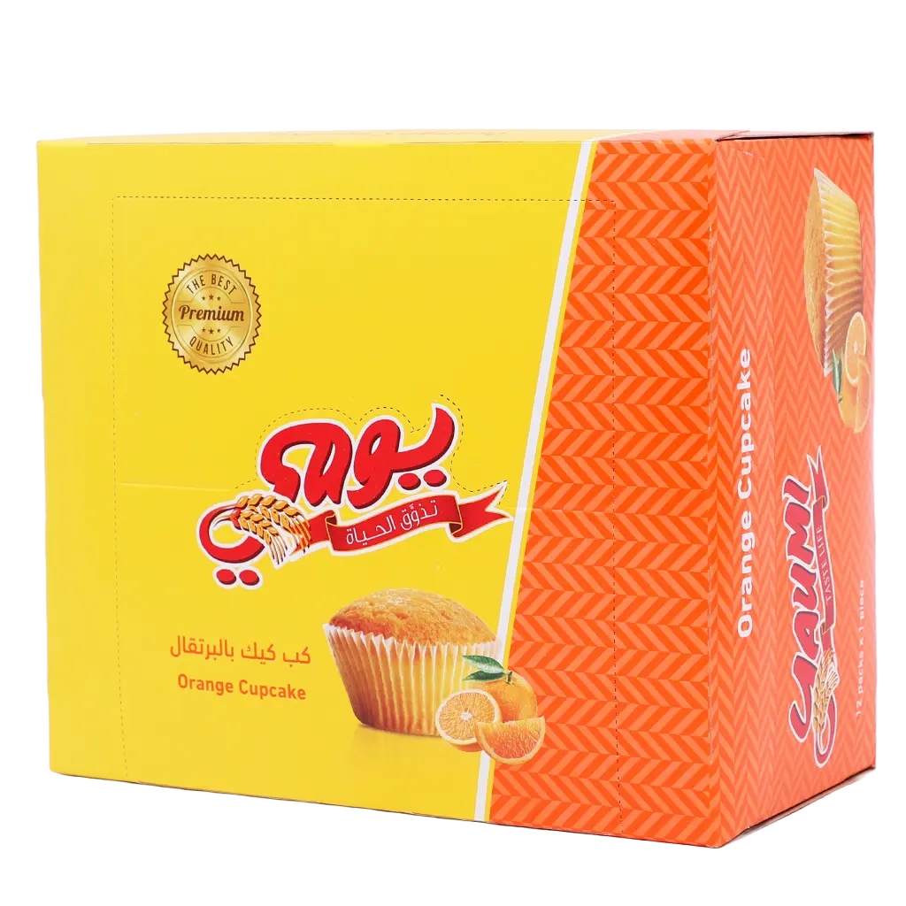 Yaumi Orange Cupcake Pack 12 pcs 30 gm - view 1