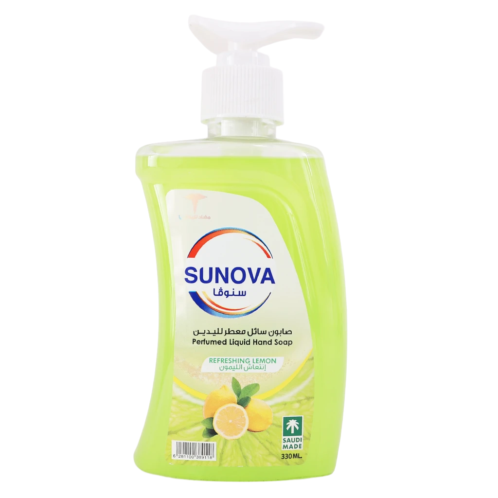 Sunova Liquid Hand Soap Refreshing Lemon 330 ml