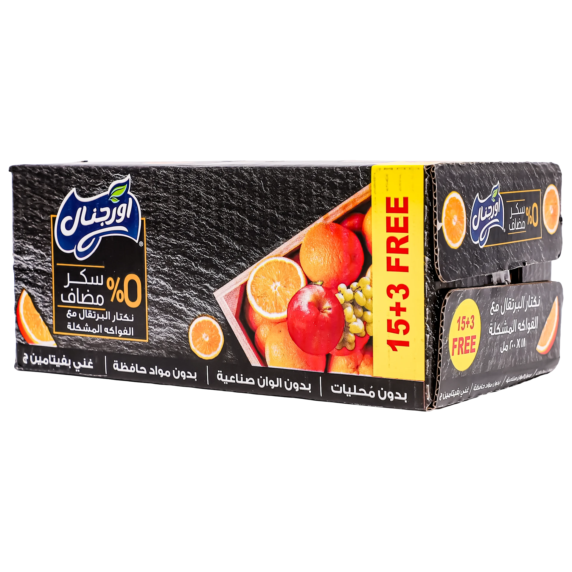 Original Orange Juice No Added Suger 15+3 pcs 200 ml