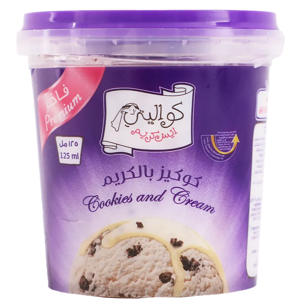 Kwality Ice Cream Cookies & Cream Premium 125 ml - view 1
