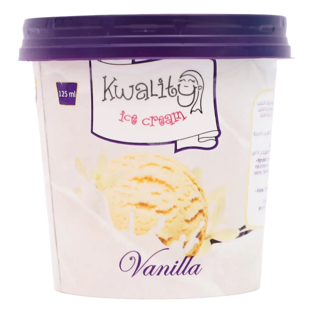 Kwality Ice Cream Vanilla Cup 125 ml  - view 2