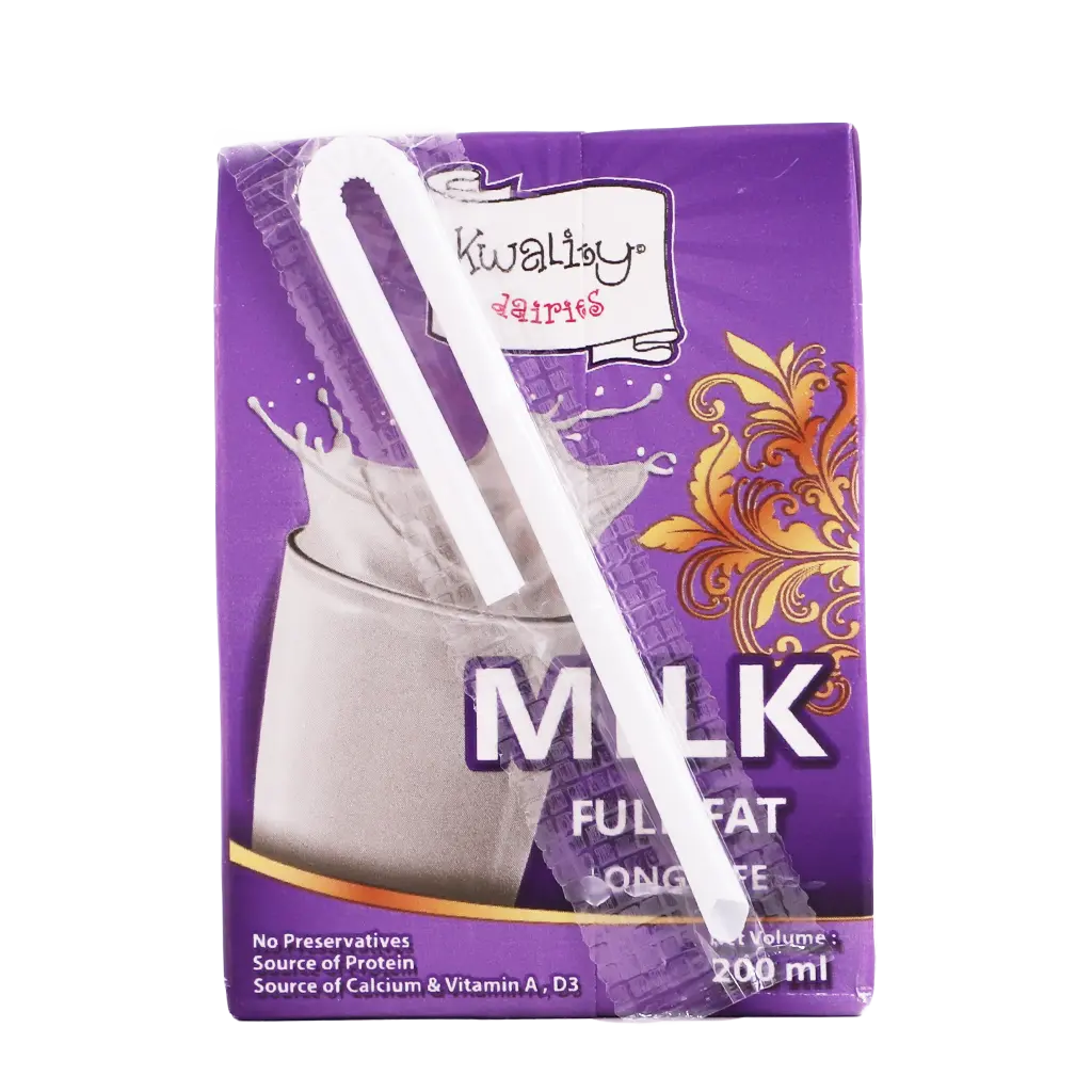 Kwality Long Life Full Fat Milk 200 ml - view 3