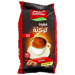 AlKhair Turkish Coffee Medium Roast Plain 200 gm