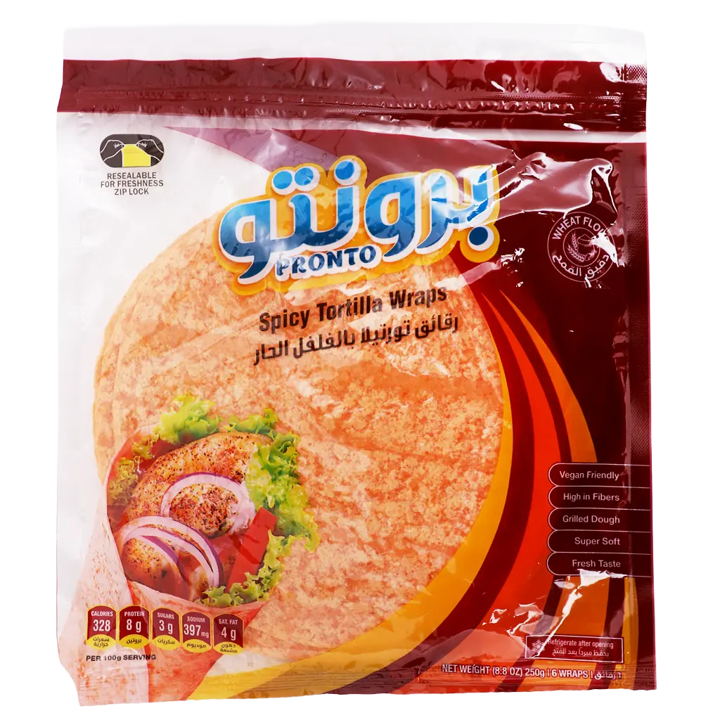Pronto Tortilla Wrap Spicy 250 gm - view 2