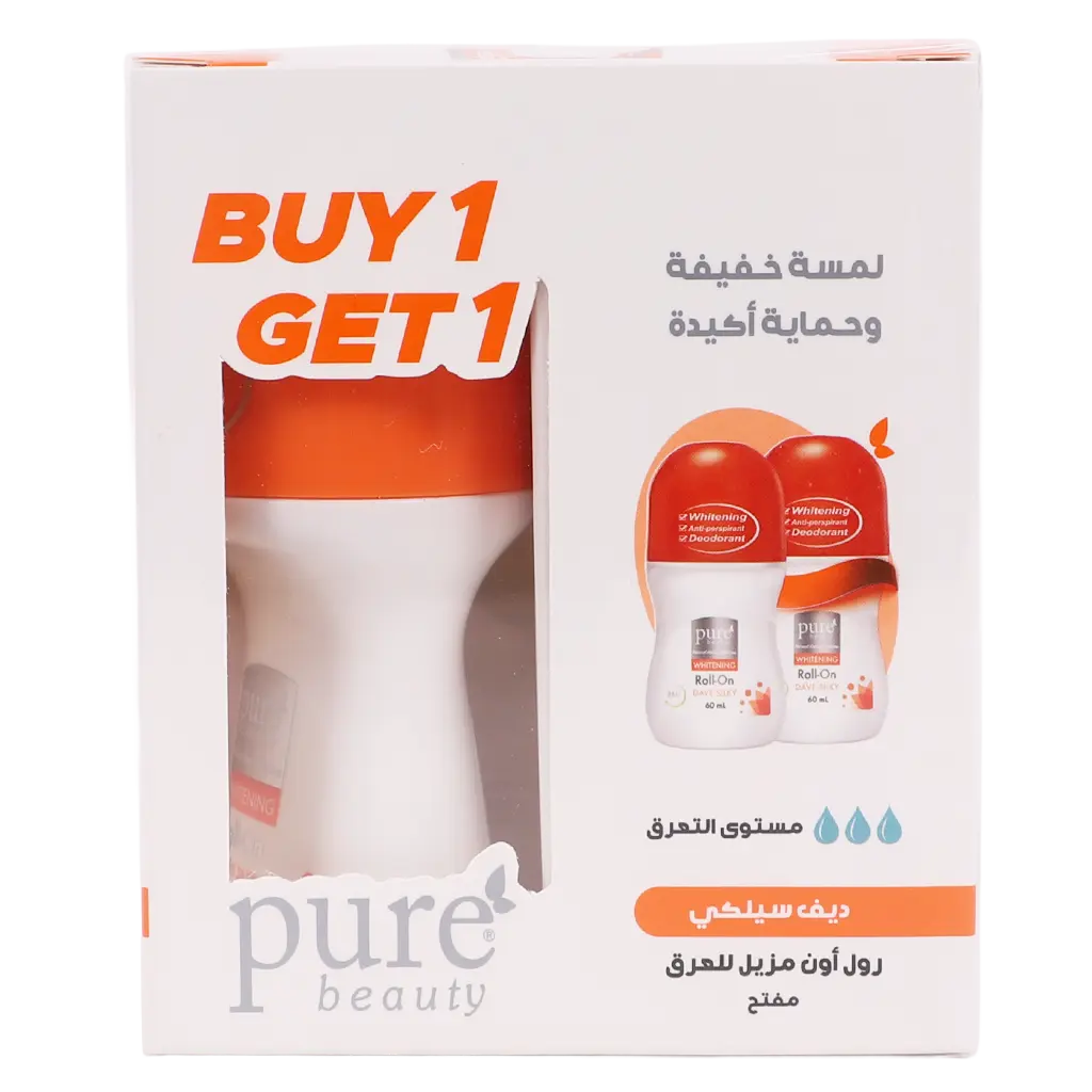 Pure Beauty Whitening Deo Roll on  Dave Silky  1+1 60 ml - view 2