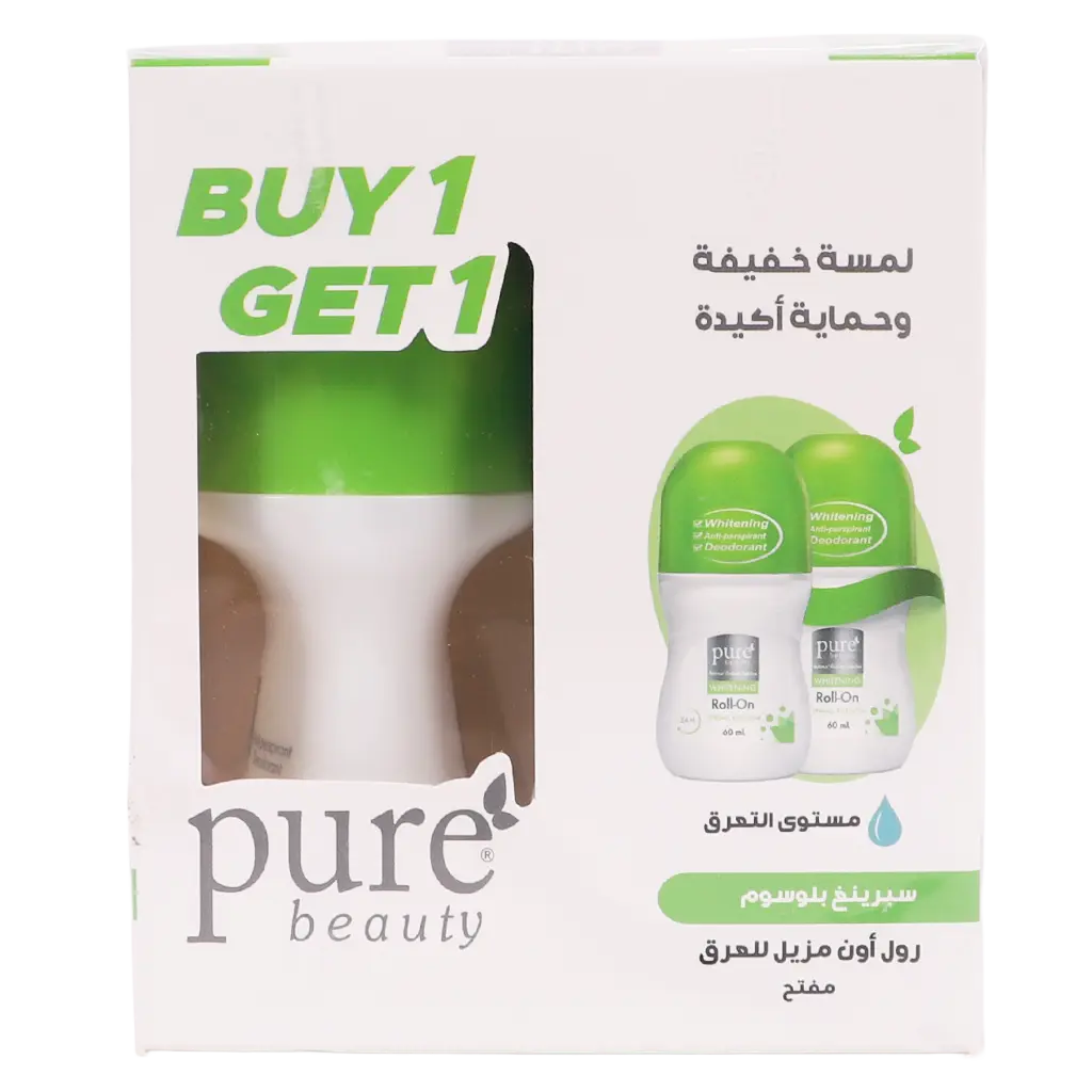 Pure Beauty Whitening Deo Roll on Spring Blossom 1+1 60 ml - view 2