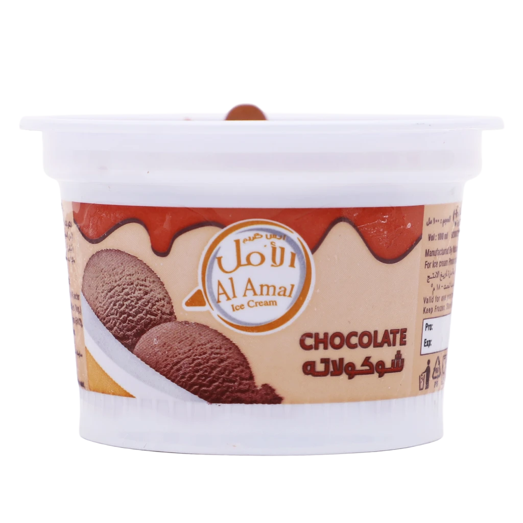Al Amal Ice Craem CUP CHOCLATE 100 ml