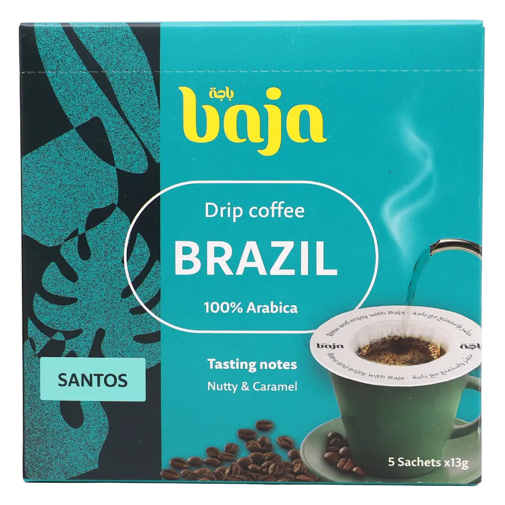 Baja Santos Drip Coffee Brazil 5 Sachets 13 gm - view 3
