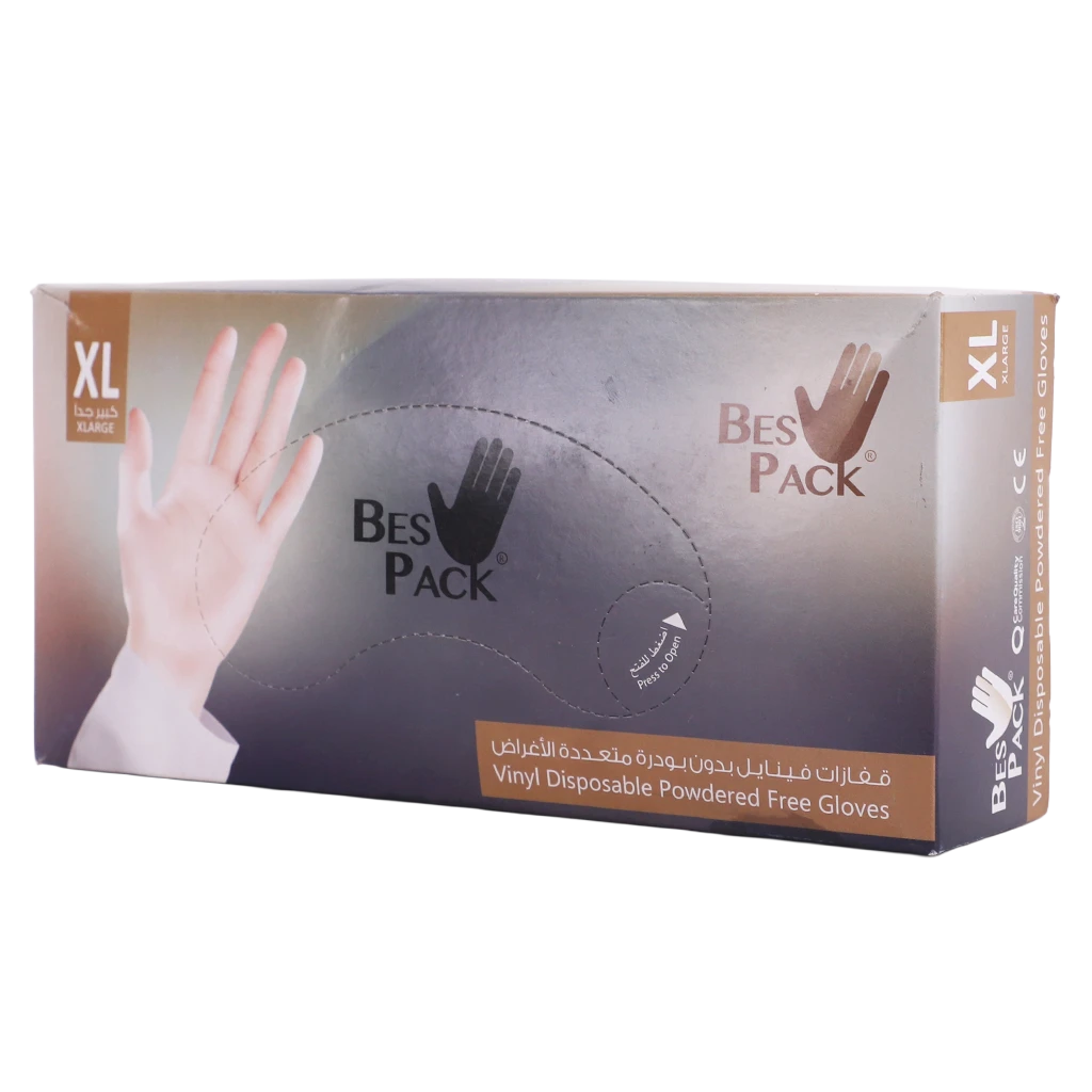 Bes Pack vinyl Gloves XL