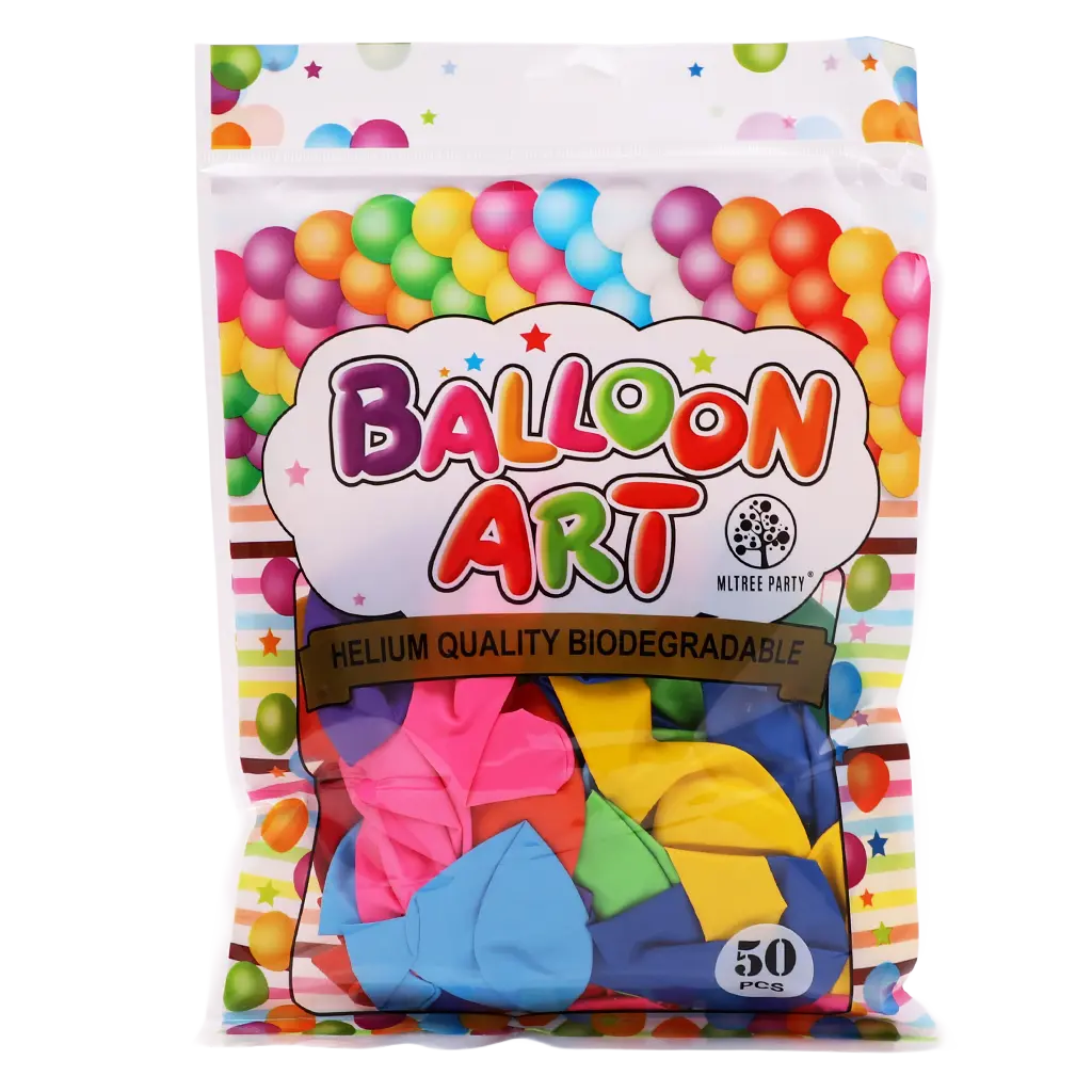 Bloomy Multicolor Balloons  50 pcs - view 1