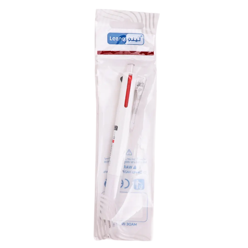 Leeno Multi Function Pen 3 Color Ballpoint Inks 0.7 mm  0.5 mm Mechanical Pencil  white outer cap - view 2
