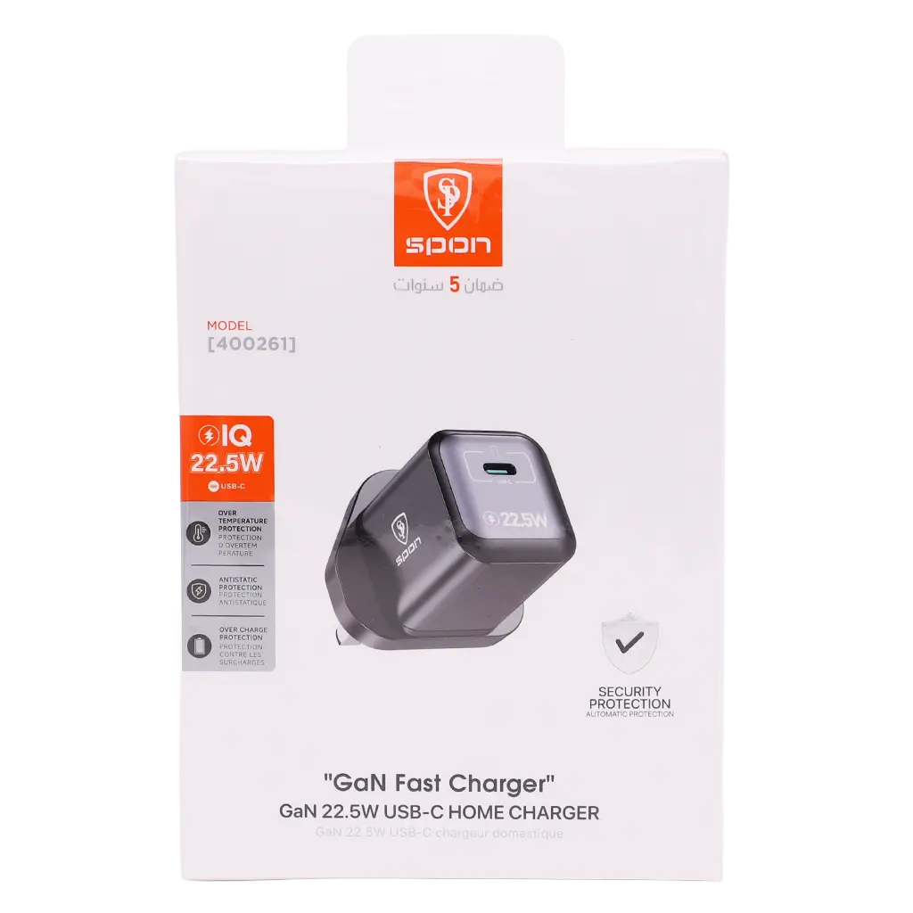 Spon Fast Charger Pd Port 22.5 W  Black - view 3