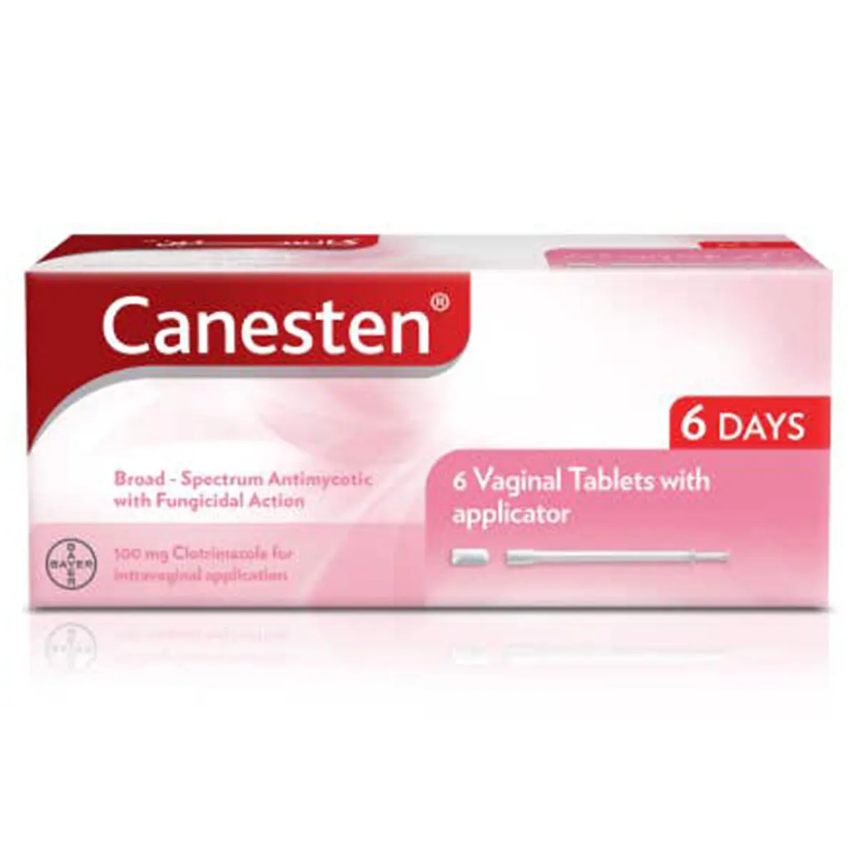 Canesten 0.1 gm Vaginal Tablet 6pcs - view 1
