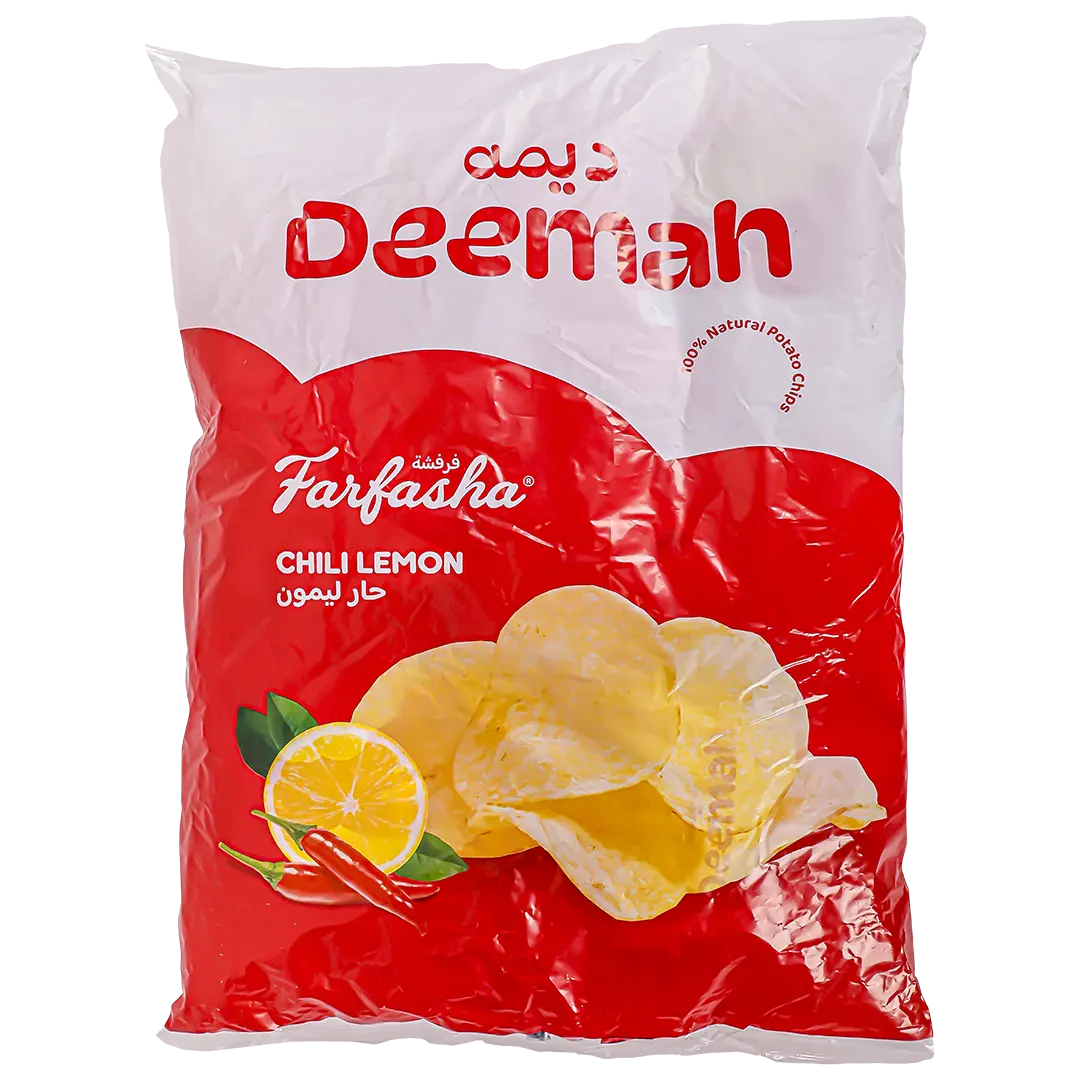 Deemah Farfasha Potatoes Chip Chil & Lemon 12 pcs 21 gm - view 2