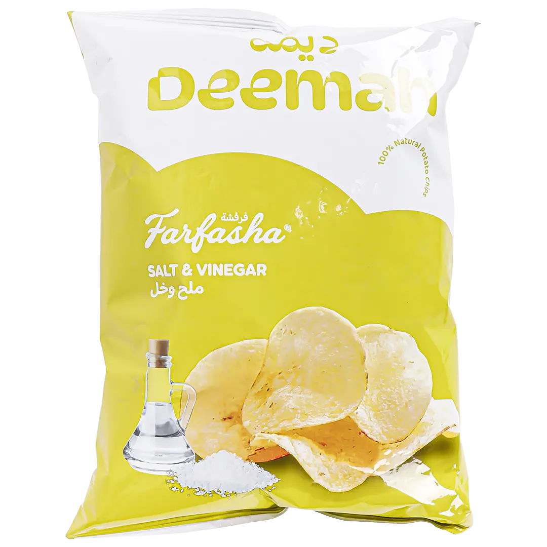 Deemah Farfasha Chips Salt and Vinegar 75 gm - view 1