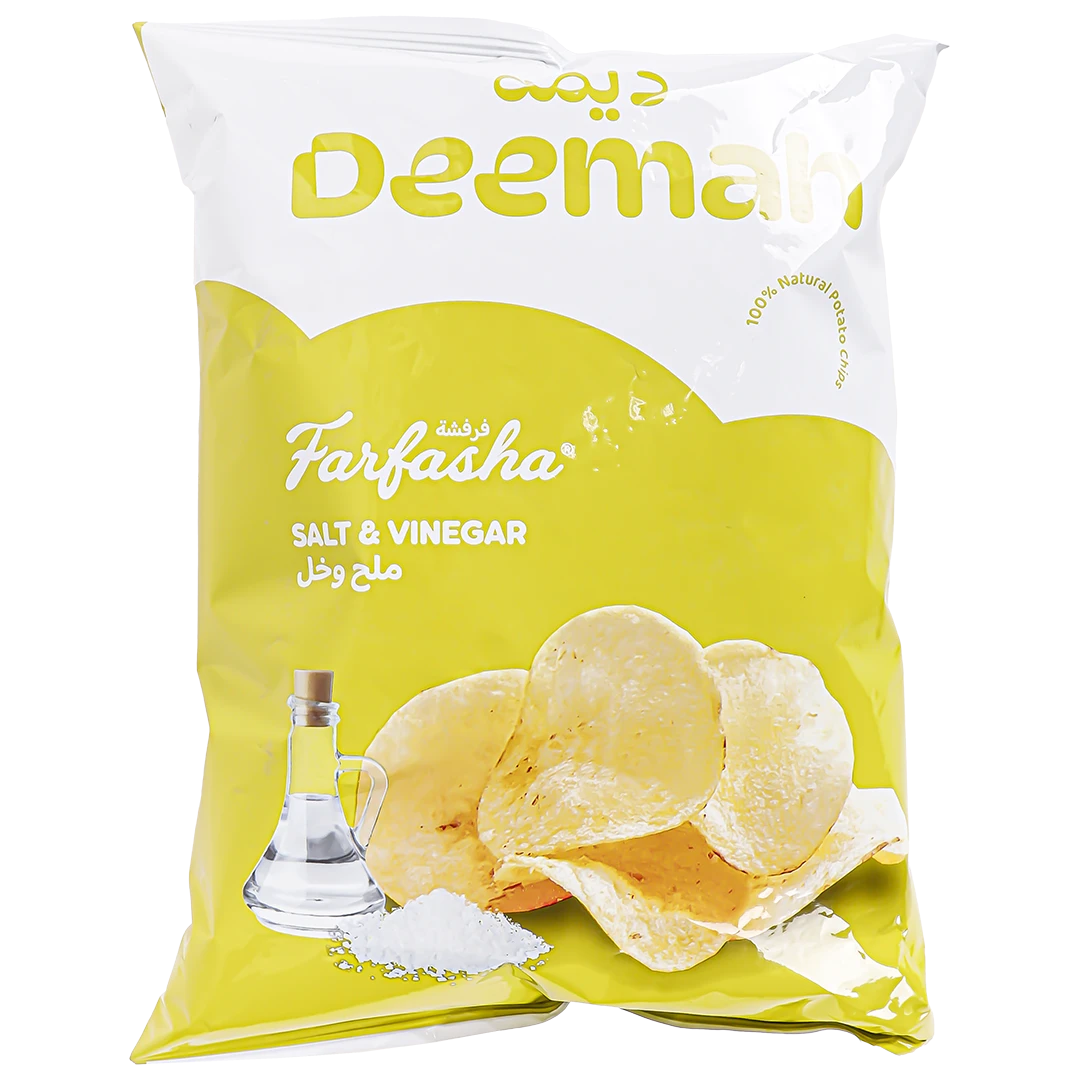 Deemah Farfasha Chips Salt and Vinegar 75 gm