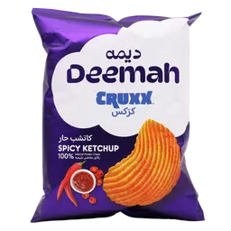 ديمة كركس شيبس كاتشب حار 75 جم