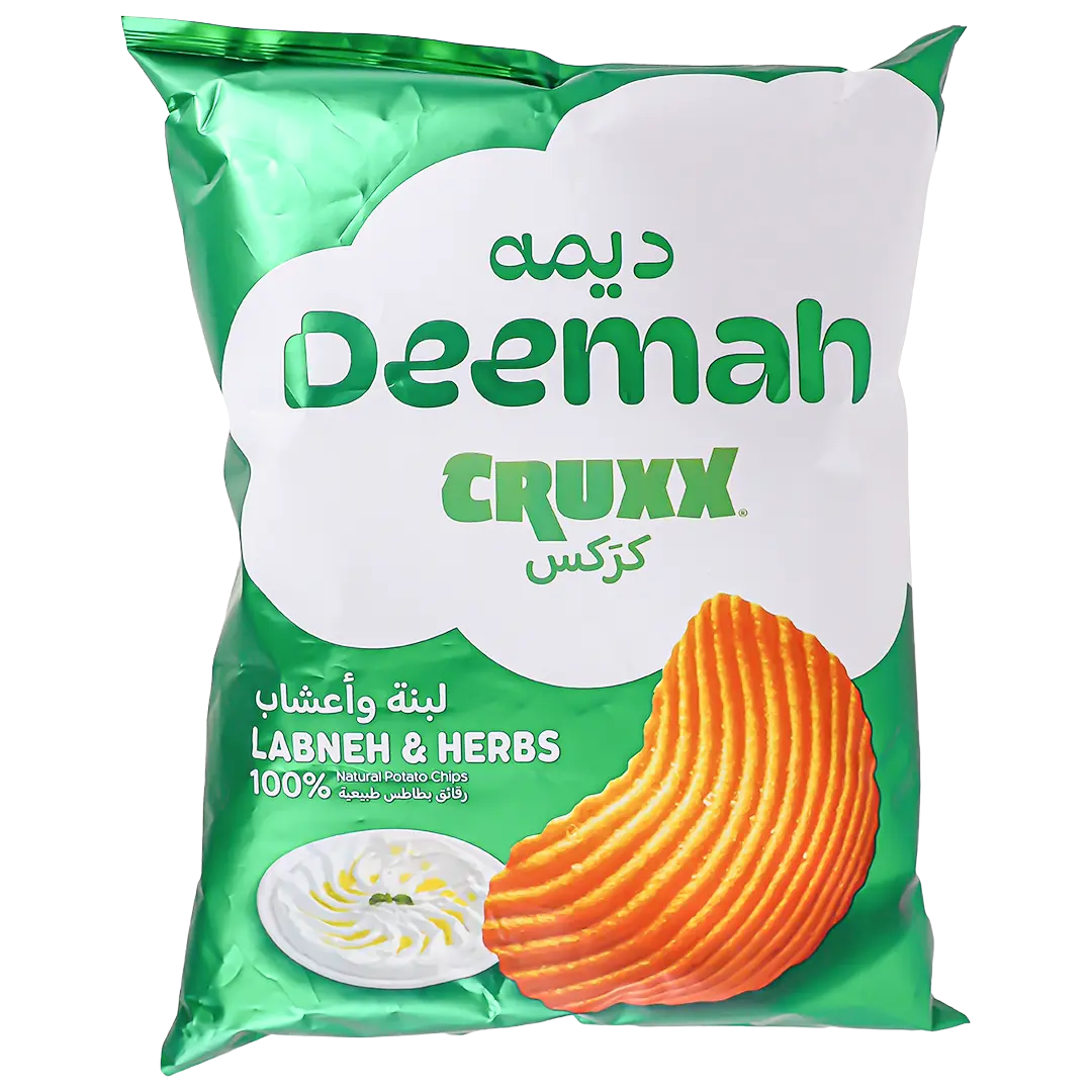 Deemah Cruxx Chips Labneh And Herbs 75 gm - view 1