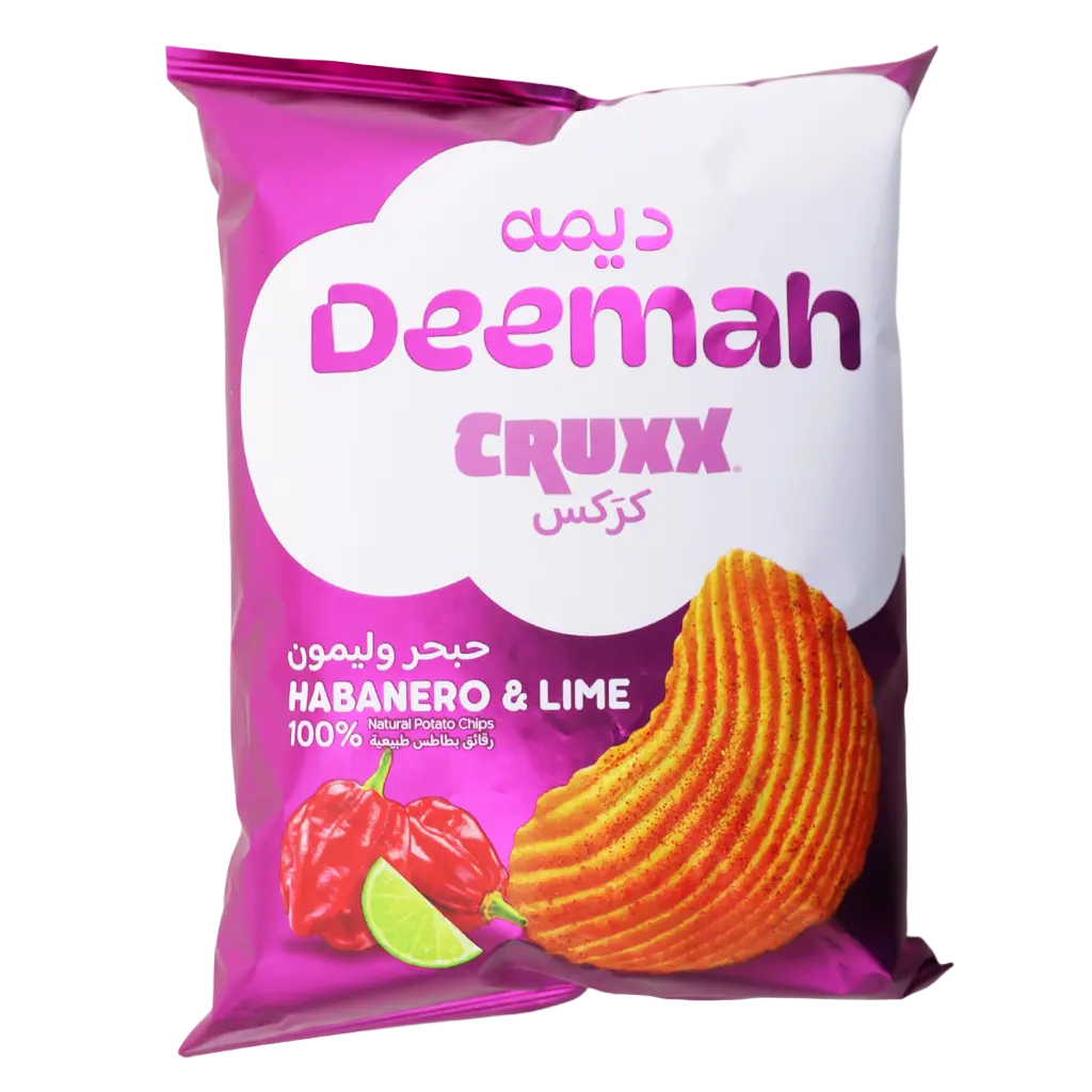 Deemah Cruxx Chips Habanero And Lime 75 gm - view 2
