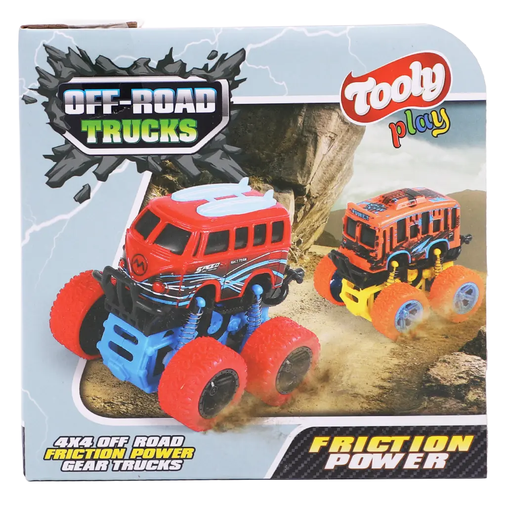 Tooly Play Monster Friction Powered Push Car Assorted - view 4