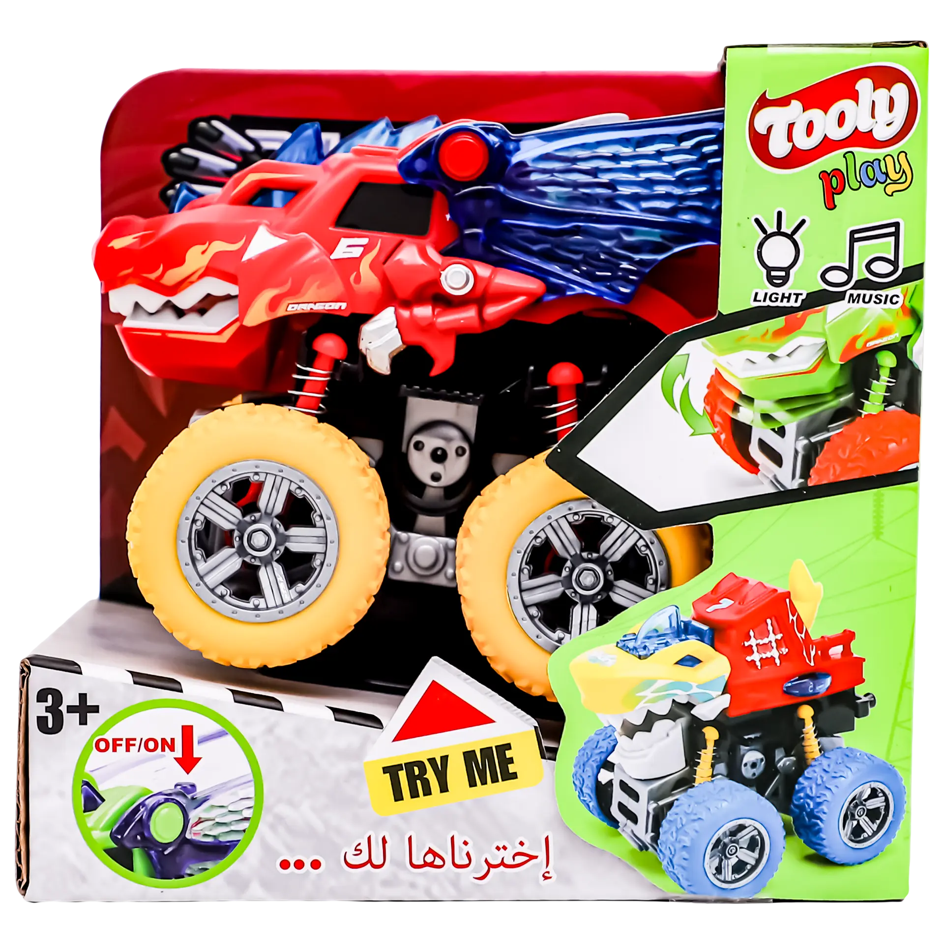 Tooly Play Eagle Shaped Friction Powered Push Car Assorted - view 3