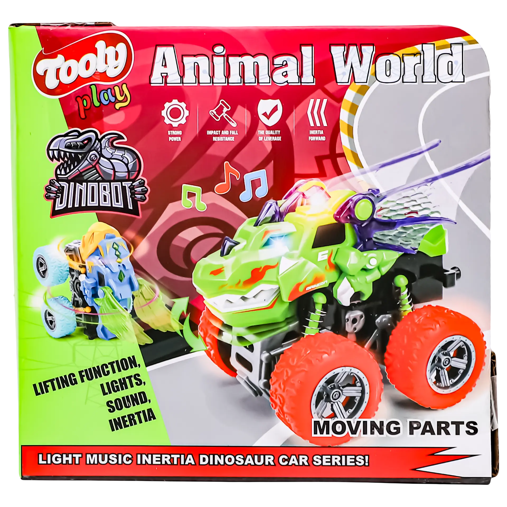 Tooly Play Eagle Shaped Friction Powered Push Car Assorted - view 4