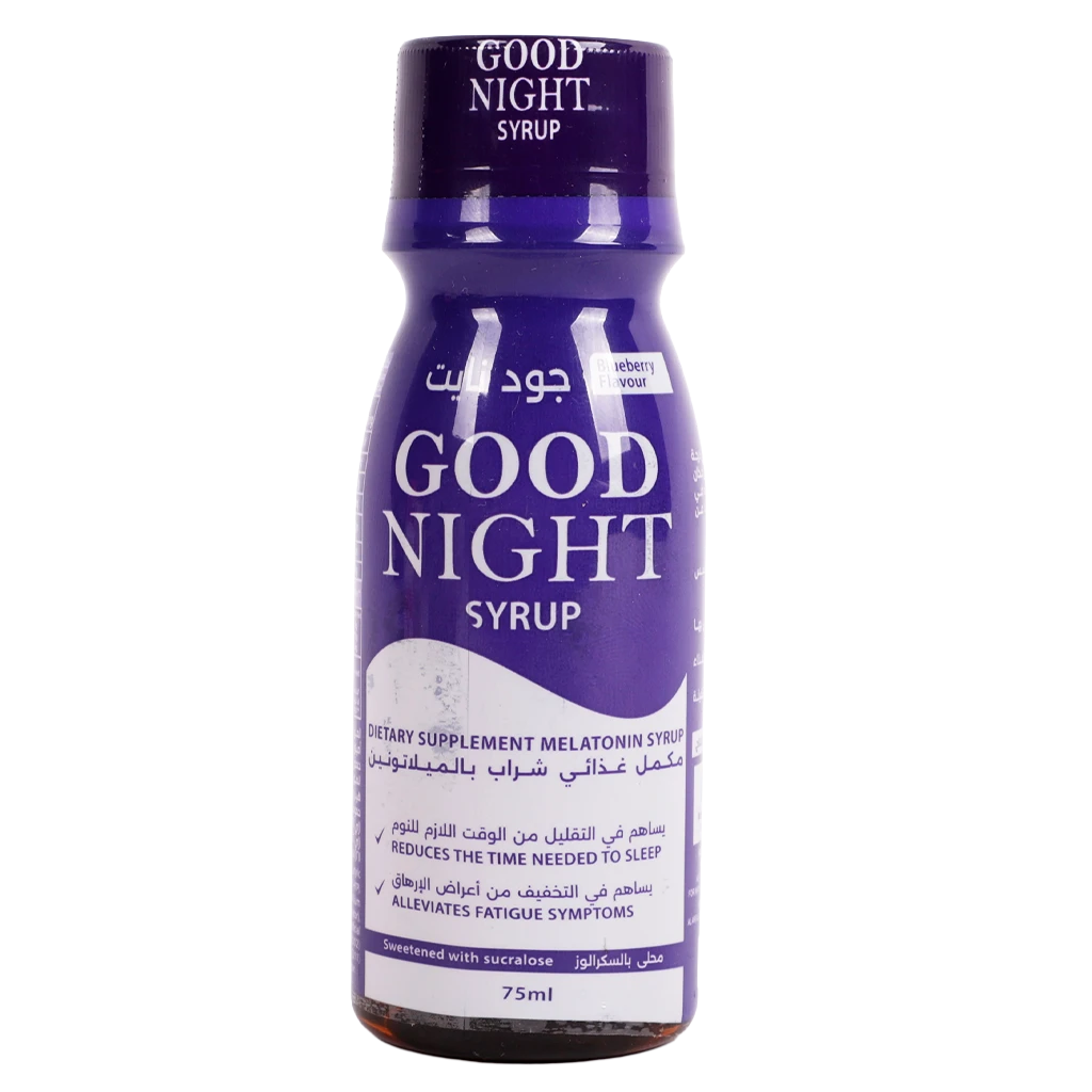  Good Night Melatonin Syrup Blueberry Flavor 75 ml