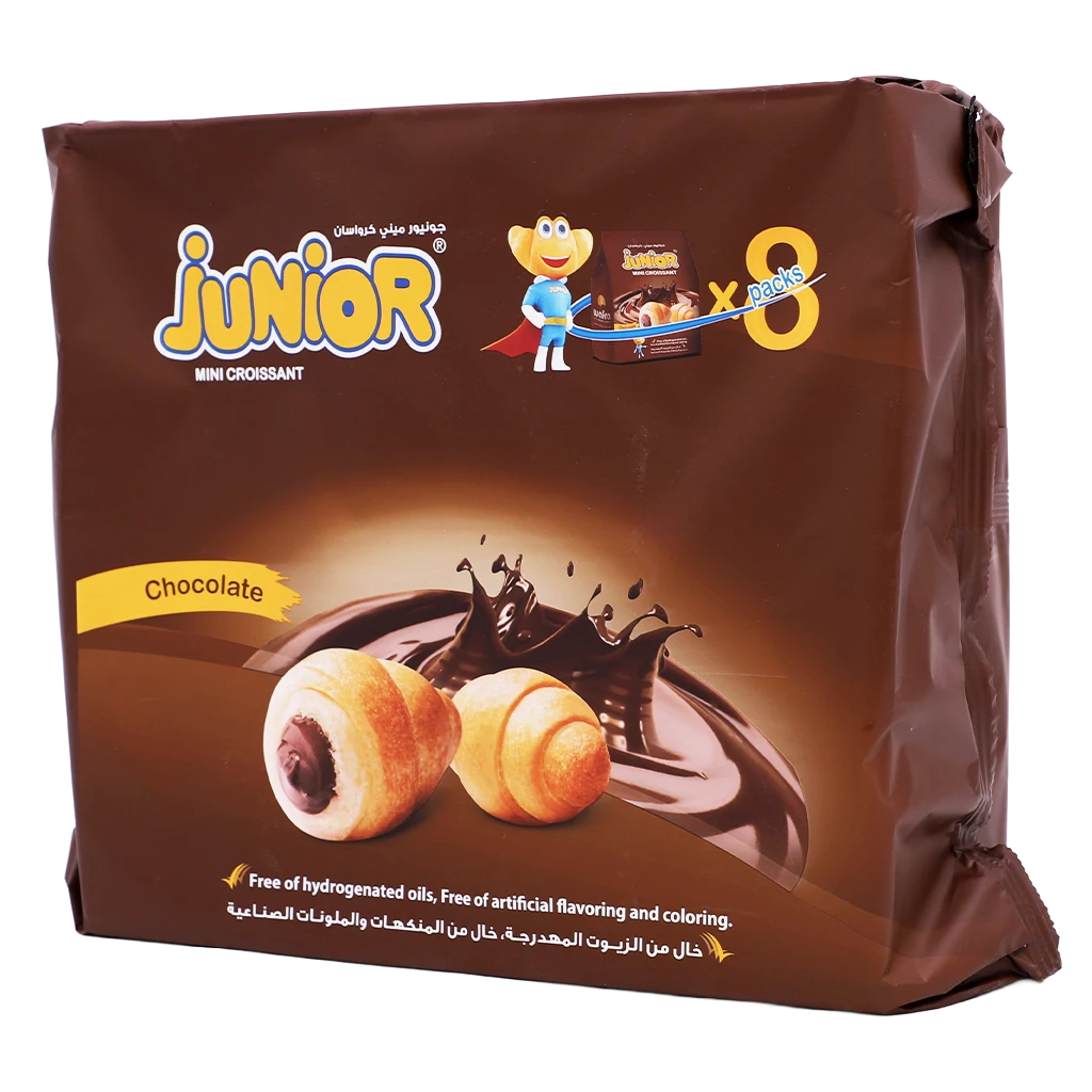 Junior Mini Croissant Chocolate 256 gm