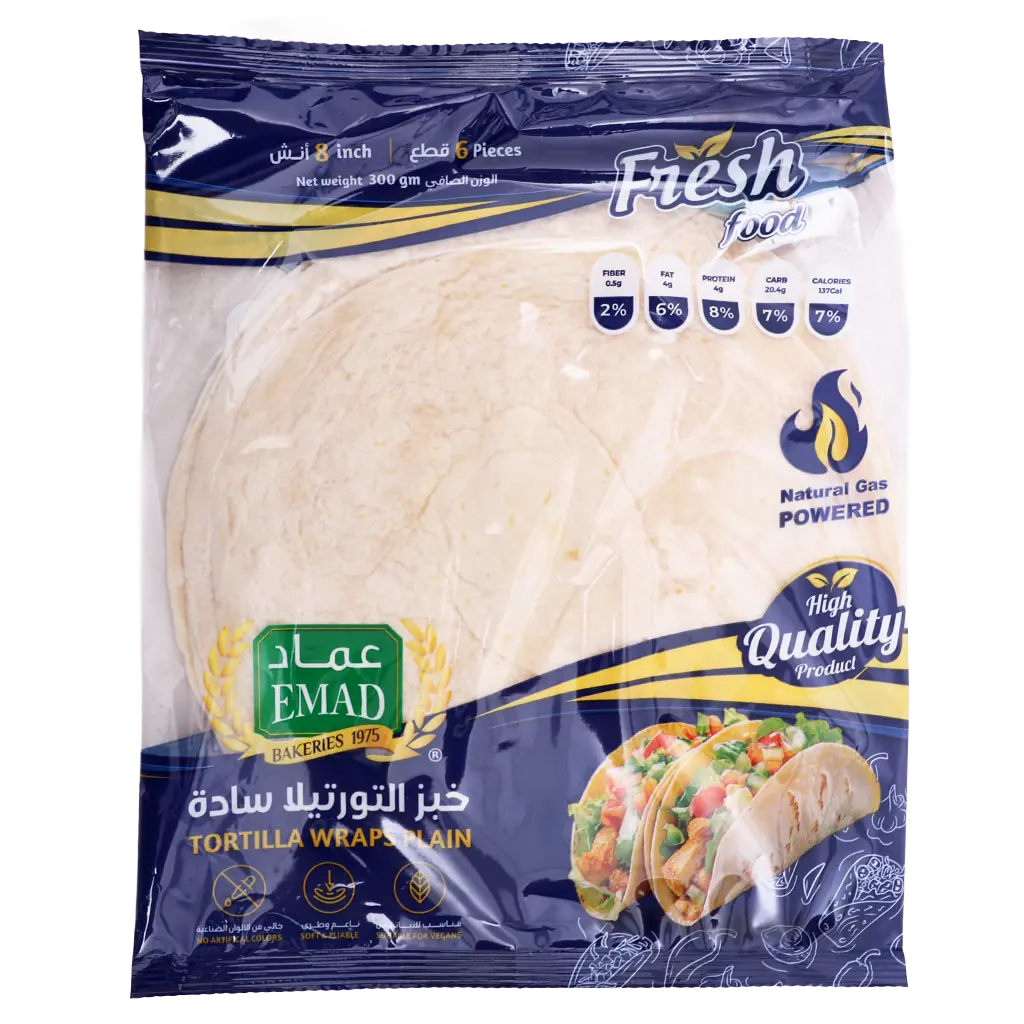 Emad Tortilla white 6Pcs 300 gm - view 2
