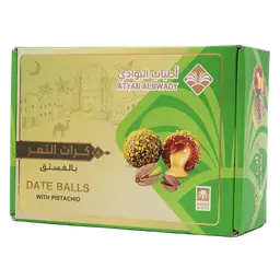 أطياب البوادي كرات التمر بالفستق 500 جم