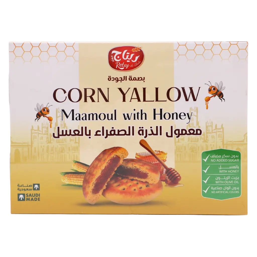 Retaj Corn Yellow  Maamoul With Honey  Sugar Free 380 gm - view 2