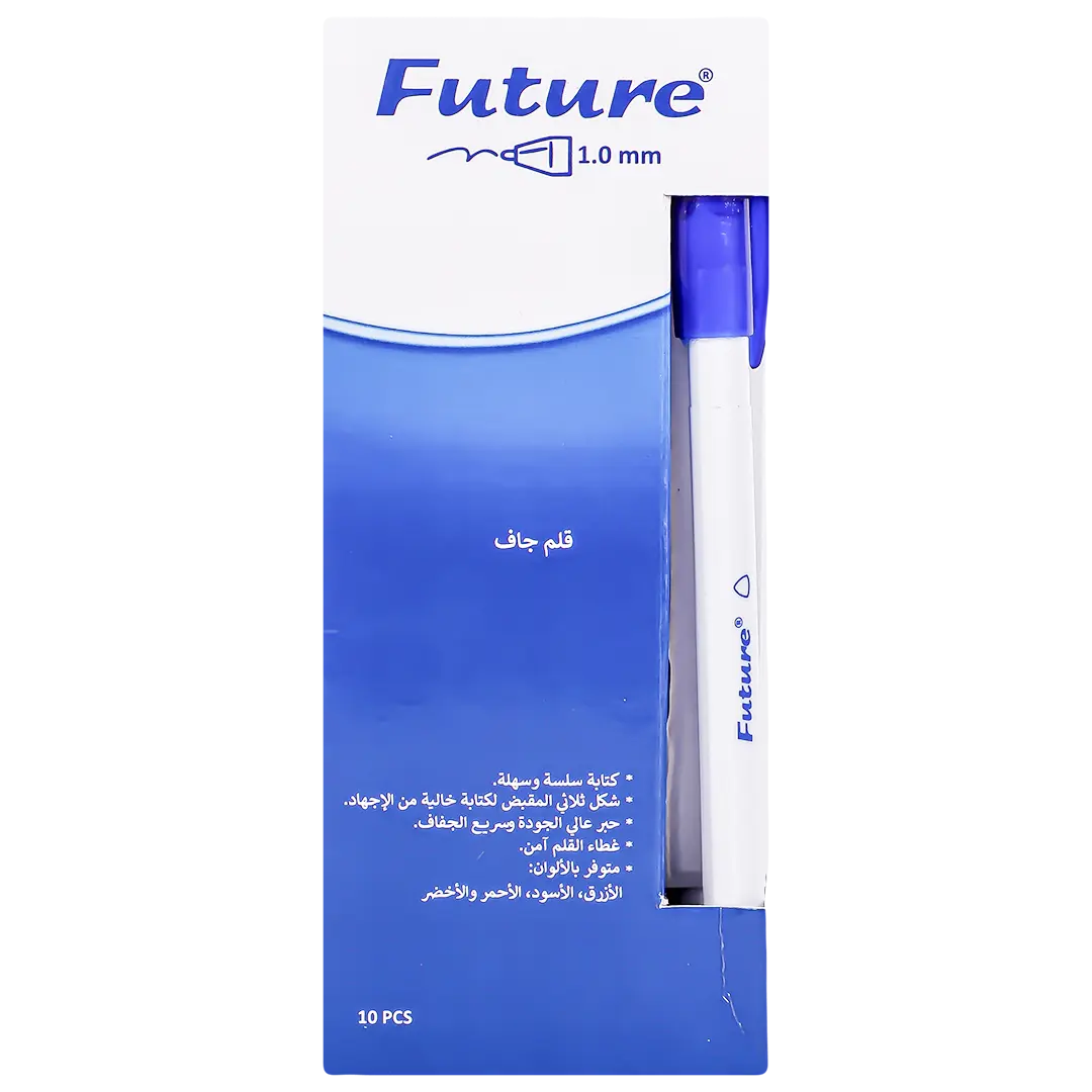 Future  Ball Point Pen  Box Of 10 Pens Blue - view 2