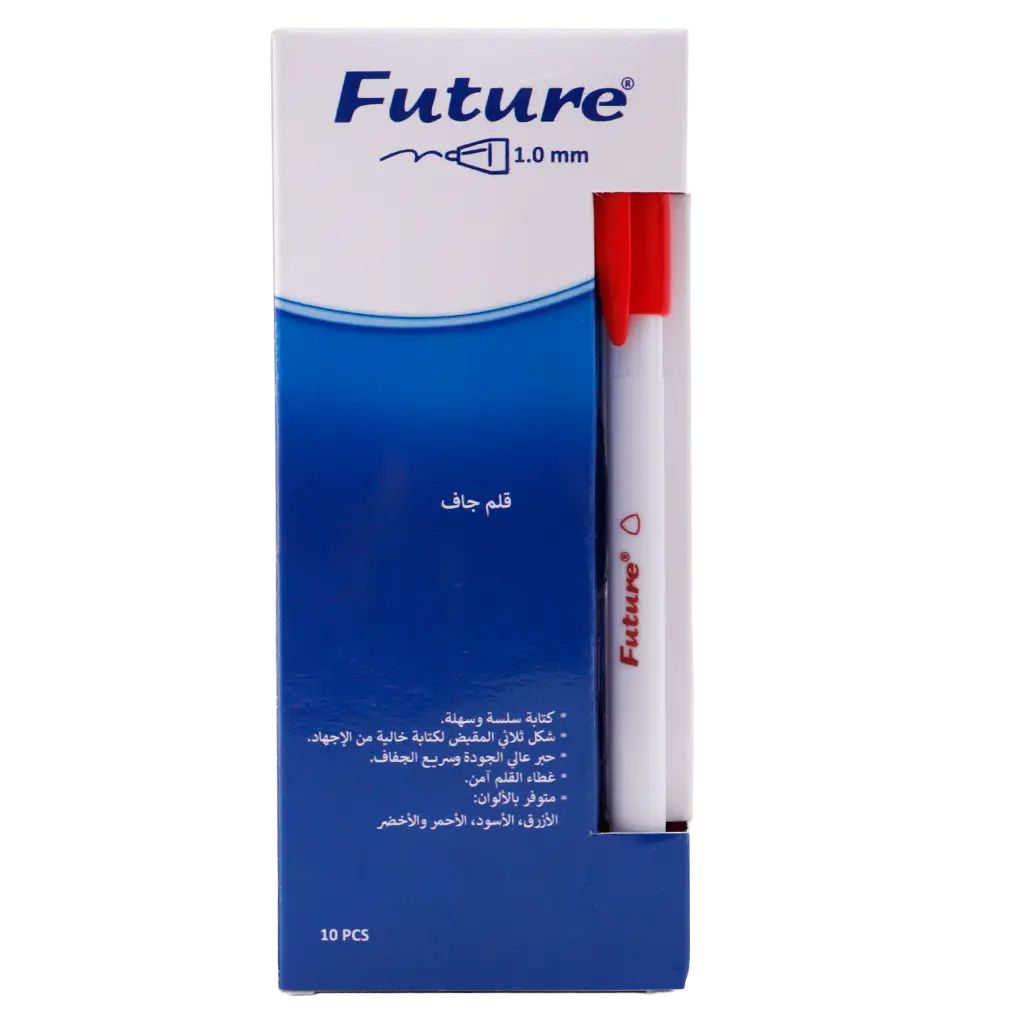 Future  Ball Point Pen Box Of 10 Pens Red - view 2