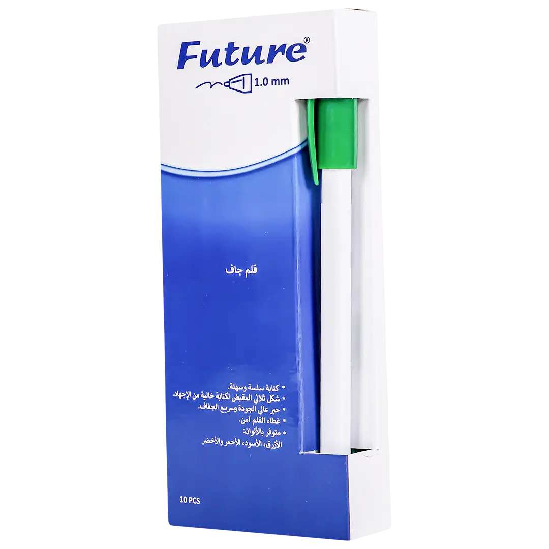 Future  Ball Point Pen Box Of 10 Pens Green - view 1