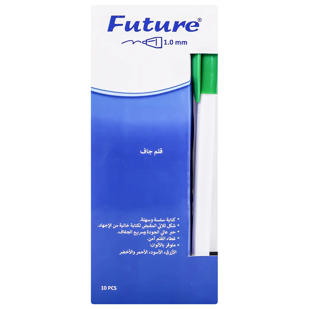 Future  Ball Point Pen Box Of 10 Pens Green - view 2