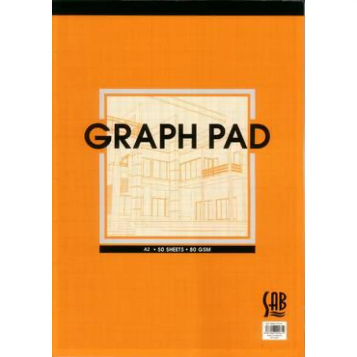 Sab Graph Pad 80 Gm 50 Sheets A2 Size - view 1