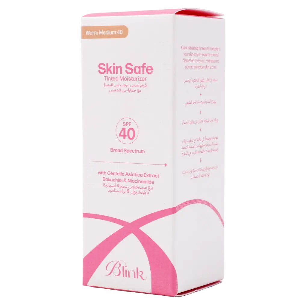 Blink Skin Safe Tinted Moisturizer Spf 40 Warm Medium 40 - view 2