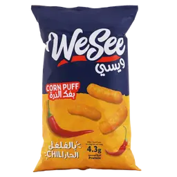 Wesee Corn Puff Cheese Chili 100 gm