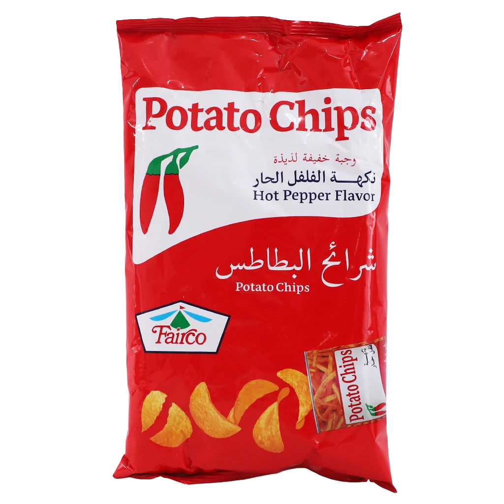Fairco Potato Chips Hot Pepper Flavor 50 gm